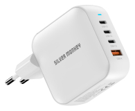 Silver Monkey Ładowarka GaN Smart Quadro 100W PD Biała - 1417250 - zdjęcie 7